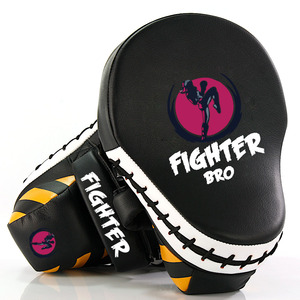 FIGHTER BRO Boxing Focus Pads Premium Punch Mitts Kickboxing Training Pads Breathable Durable Hook/Jab Pad Synthetic Leather OEM - Product Image 2