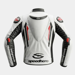 เสื้อแจ็คเก็ตมอเตอร์ไซค์หนังแท้สำหรับผู้ชาย รุ่น Zonda ทำจากหนังวัว/หนังจิงโจ้ คุณภาพพรีเมียม สำหรับนักขี่มอเตอร์ไซค์ มาตรฐาน CE - Product Image 2