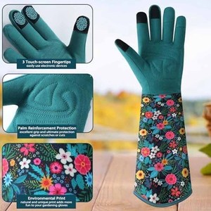 Guantes de Jardinería de Cuero Sintético Amara, Resistentes al Calor y a las Espinas, de Alta Resistencia, Guantes de Protección Personal para Jardín, Venta al Por Mayor - Product Image 2