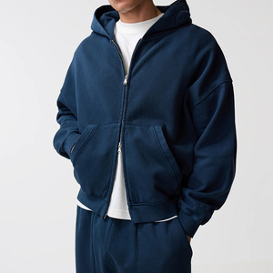 Nouveauté, survêtements pour hommes écologiques, respirants, coupe-vent, couleur unie, sur mesure, 100% coton - Product Image 6