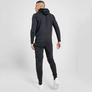 Wholesale Unisex Stacked Sweat Suits Men Hoodies Tracksuits Sweatsuit For Men Trending Custom Puff Print Flared Sweatsuit - Product Image 3