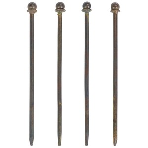 Ensemble de piquets décoratifs en métal en forme de champignons, art rustique en fer forgé pour la pelouse, le patio, le balcon et la décoration extérieure. - Product Image 3