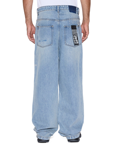 Jeans Holgados de Alta Calidad para Hombre, con Estilo Desgastado, Transpirables y Ecológicos, 100% Algodón - Product Image 4