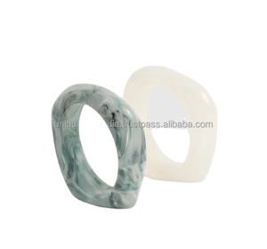 High Quality Handmade Round Solid Resin <b>Bangle</b> for Women Girls Trendy Accessory Great Unique Craft India - Product Image 5