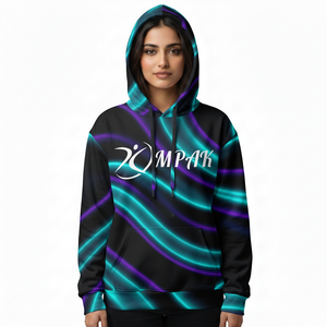 เสื้อฮู้ดดี้โอเวอร์ไซส์สุดเทรนดี้ ดีไซน์พิมพ์ลายแบบซับลิเมชั่นคุณภาพสูง สำหรับแฟชั่นสตรีทสไตล์ในเมืองและชุดลำลอง - Product Image 1