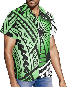 Nuevo Diseño, Vestidos de Estilo Tropical Hawaiano con Hombro Descubierto y Doble Capa, Vestidos de Sirena con Estampado Tribal Polinesio para Mujer - Product Image 2