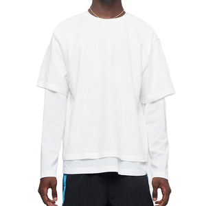T-shirts Double Couche Confortables et Fiables à Manches Longues, Style Streetwear, Grandes Tailles, Faible MOQ - Product Image 1