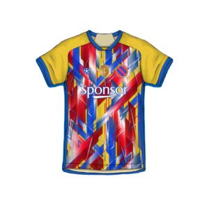Maillot de football unisexe 2025 personnalisé en polyester respirant léger extensible à séchage rapide, imprimé par sublimation et broderie - Product Image 4