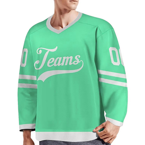 Jersey de hockey sobre hielo de estilo moderno, uniforme de equipo personalizado por sublimación para torneos, entrenamiento y partidos, jersey de hockey sobre hielo personalizado - Product Image 2
