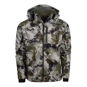 Waterproof Windproof Breathable Unisex Solid Soft <b>Shell</b> Winter Camouflage Hunting Jacket Full Sleeve Outdoor Wear - Product Image 6