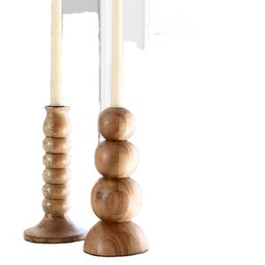 Support de bougeoir en bois de Smart Collection pour la décoration intérieure Ensemble de bougeoirs en bois Meilleure vente - Product Image 1