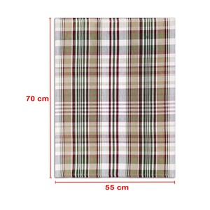 Serviettes de cuisine en coton de fournisseur indien avec motif à carreaux, dernière collection, super absorbantes, rayées, pour la maison - Product Image 5