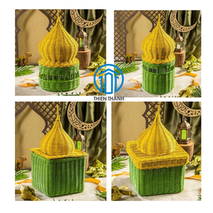 Handmade Ramadan Pagoda <b>Gift</b> Box Luxury Islamic <b>Gift</b> Packaging for Dates Cookies and Chocolates Premium Decorative Storage Box - Product Image 1