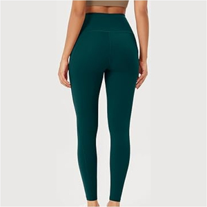 Pakistan Made High Quality Women's Spandex Polyester Casual Fitness Yoga Leggings Mid Waist Breathable Quick Dry Eco-Friendly - Product Image 2