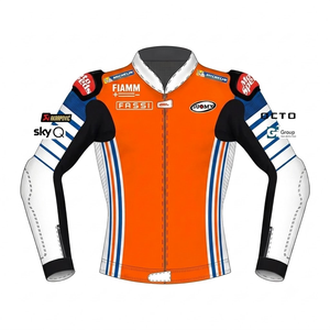 Francesco Bagnaia <b>Racing</b> <b>Jacket</b> Rucati Custom Kangaroo Leather MotoCP CE Approved Armored Men's Professional <b>Jacket</b>/Chaqueta - Product Image 1