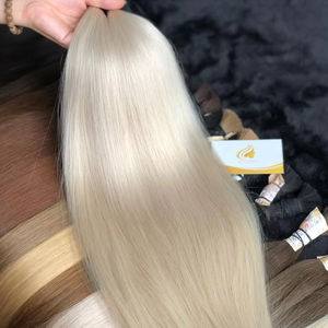 Extensiones de Cabello Humano Vietnamita Virgen 100% de Alta Calidad, Textura Lisa, 100g, No Remy, Minh Khang, Mejor Precio al por Mayor - Product Image 1