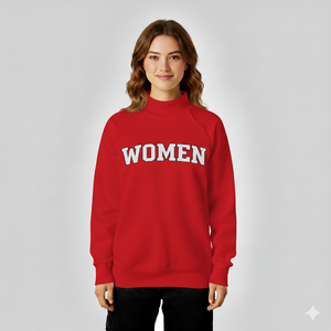 Haut à col montant pour femme, essentiel au quotidien, en tissu extensible épais, à manches longues, pour un usage décontracté - Product Image 1