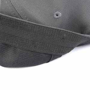Gorra de Béisbol Roja de 6 Paneles, 100% Algodón Canvas, Ajustada, Unisex, Casual, para Exteriores, Primavera/Verano, Gorra Infantil con Cierre Mágico - Product Image 3