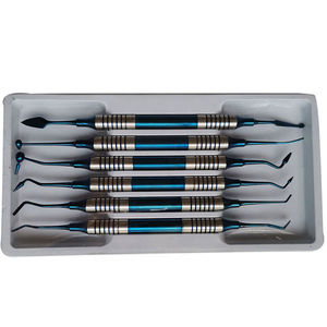 Kit de restauration dentaire en titane bleu, spatule de remplissage en résine composite par Grip Surgical - Product Image 2