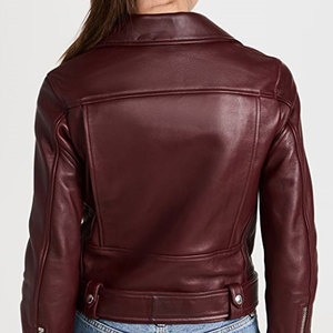 Veste en cuir pour femme, coupe confortable, finition de qualité, usage quotidien, style vintage. - Product Image 4