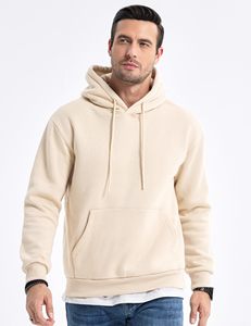 Custom logo <b>Men</b> Hoodies Unisex High Quality Anti-shrink Heavyweight Oversize Streetwear <b>Pullover</b> Stringless Hoodie Cotton Fleece - Product Image 2