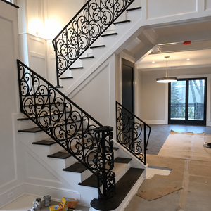 Stunning <b>Iron</b> Stair Railings For Modern Homes: Durable Handcrafted Metal Railings That Blend Style And Safety So Perfectly! - Product Image 2