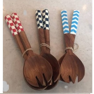 Top Trending Custom Logo Premium Durable <b>Cheese</b> <b>Set</b> Wooden Enamel Handle Cutlery Supplier & Manufacturer By India - Product Image 6