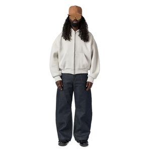 Custom Puff Printing Embroidered 360 Grams Fleece Winter <b>Hoodie</b> Oversized Drop Shoulder Pullover No <b>String</b> Men Streetwear 100% - Product Image 4
