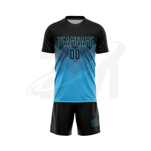 ชุดยูนิฟอร์มฟุตบอลแบบกำหนดเอง เสื้อทีม กางเกงขาสั้น ถุงเท้า ชุดกีฬาสวมใส่สบาย สั่งซื้อจำนวนมาก จัดหาอุปกรณ์ฟุตบอลระดับพรีเมียม - Product Image 1