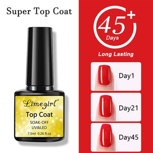 LIMEGIRL Set di Smalti per Unghie Fai-da-Te 7,5ml/4 Flaconi, Gel Primer ad Asciugatura Rapida con Top Coat e Base Coat per Uso Domestico e Professionale, Regalo per Ragazze - Product Image 6