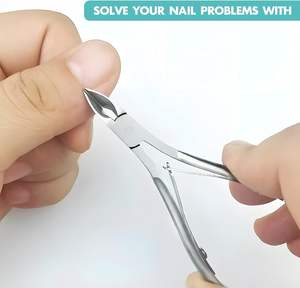 Juego de 2 Cortaúñas de Acero Inoxidable Clásico de Lujo, Herramientas de Manicura y Pedicura con Doble Resorte y Apertura de Mandíbula Ancha para Dedos - Product Image 2