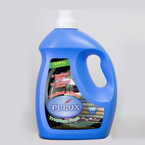 Bouteille en plastique HDPE violette personnalisée de 2L, 3L, 5L pour l'emballage de détergent liquide - Product Image 4