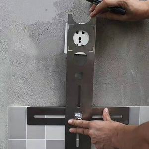 Regla de medición de grado industrial, regla de acero inoxidable para azulejos, herramienta de posicionamiento de orificios para azulejos, regla personalizada OEM ODM - Product Image 6