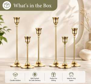 Unique <b>Candle</b> Holder Nordic Style Wrought Iron <b>Candle</b> Stand Christmas Retuals Creative Home Decor Candlelight <b>Dinner</b> Stand By UO - Product Image 3