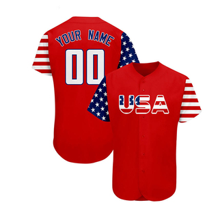 Conjunto de Uniforme Deportivo Personalizado con Impresión Digital para Béisbol, Camiseta Corta 100% Poliéster Transpirable, Venta al Por Mayor para Jugadores de Softbol - Product Image 2