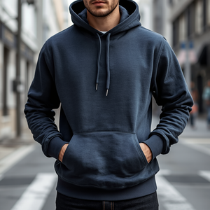 Sudadera con Capucha de Poliéster/Nylon de 500GSM, Gruesa y Cálida, Estilo Urbano, Unisex, Informal, con Bolsillos, OEM - Product Image 4