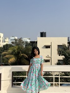 Vestido Maxi Elegante con Nudo de Pétalos y Bordado Soft Breeze, Prenda Cómoda de Primera Calidad, Atuendo Impresionante - Product Image 3