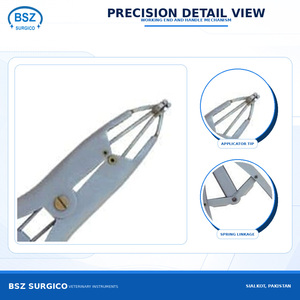 Pinzas Veterinarias de Acero Inoxidable Reutilizables y Duraderas, Instrumento Quirúrgico para Animales, Marca BSZ SURGICO para Cabras - Product Image 6