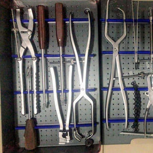 Kit de fixation chirurgicale orthopédique professionnel pour traumatismes, plaques de reconstruction pelvienne manuelles en acier inoxydable réutilisables - Product Image 3