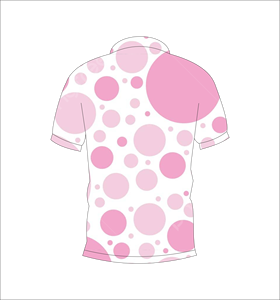 Polo Personalizado para Hombre, Sublimado, con Puntos Rosas, para Golf, Absorbente de Humedad, Manga Corta, Uniforme de Alto Rendimiento, Proveedor OEM - Product Image 1