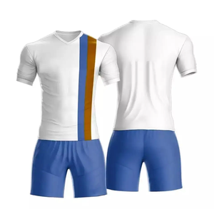 Conjuntos de Uniformes de Fútbol Personalizados para Hombre, Transpirables, de Poliéster Liso, Ropa Deportiva de Fútbol con Degradado de Color - Product Image 1