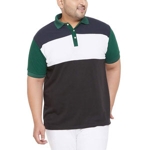 Camiseta Polo de Algodón para Hombre, Estilo Casual Urbano, Manga Corta, con Bordado y Serigrafía, Ligera, de Color Sólido - Product Image 1