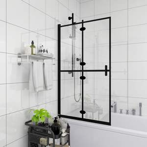 Mampara de Ducha Plegable Negra ESG 47.2''x55.1'' - Product Image 3