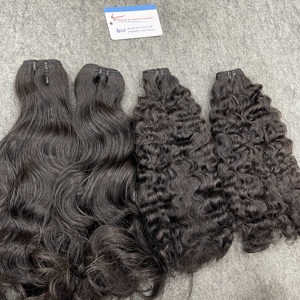 Extensiones de Cabello Humano Remy Vietnamita Rizado Birmano de Lujo, Colores de Moda, Cabello Virgen a Granel para Trenzas - Product Image 1