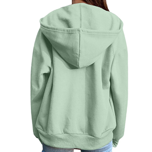 Premium Mens Womens Full Zip Hoodie Heavyweight Cotton Fleece Hooded <b>Jacket</b> Custom Logo OEM ODM Wholesale Manufacturer Custom - Product Image 2