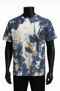 T-shirt graphique surdimensionné d'inspiration vintage, effet usé, en coton doux de qualité supérieure, streetwear tendance pour homme, style décontracté. - Product Image 5