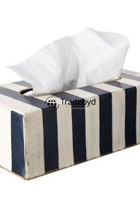 Porte-mouchoirs et boîte décorative de luxe faits à la main en os incrusté, écologiques et design, accessoire de maison Tradebyd - Product Image 6