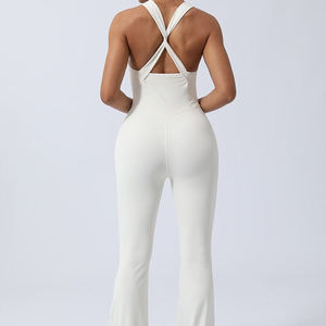 Mono Deportivo de Dos Piezas sin Mangas de Alta Calidad para Mujer, Ajustado, hasta la Rodilla, Ecológico, de Secado Rápido, para Correr, Gimnasio y Yoga - Product Image 5