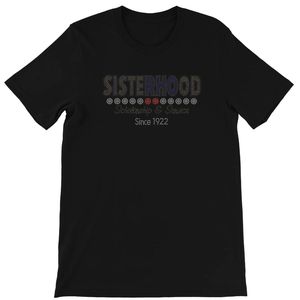 T-shirt unisexe Sigma Gamma Rho Bling avec strass et motif graphique, manches courtes, en coton scintillant, style décontracté streetwear, Sororité grecque - Product Image 1