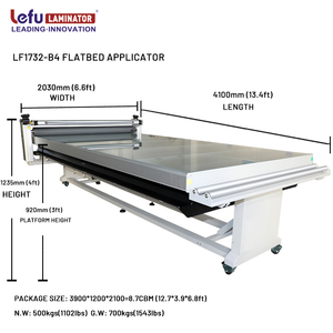 Machine de laminage à plat chaude et froide LF1732-B4 1600 mm de large, haute productivité, sûre pour les panneaux de signalisation routière et les panneaux en PVC - Product Image 6